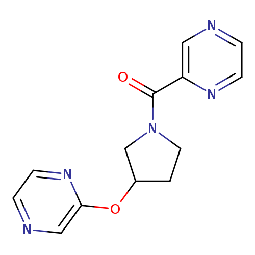 2-[3-(pyrazin-2-yloxy)pyrrolidine-1-carbonyl]pyrazine