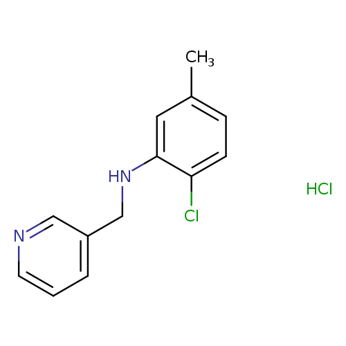 2-chloro-5-methyl-N-(pyridin-3-ylmethyl)aniline hydrochloride