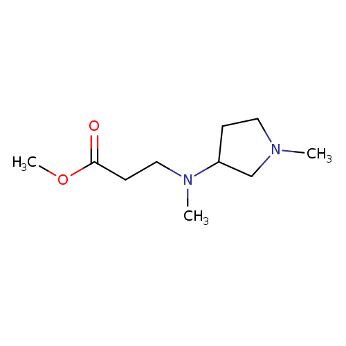 Methyl 3-[methyl(1-methylpyrrolidin-3-yl)amino]propanoate