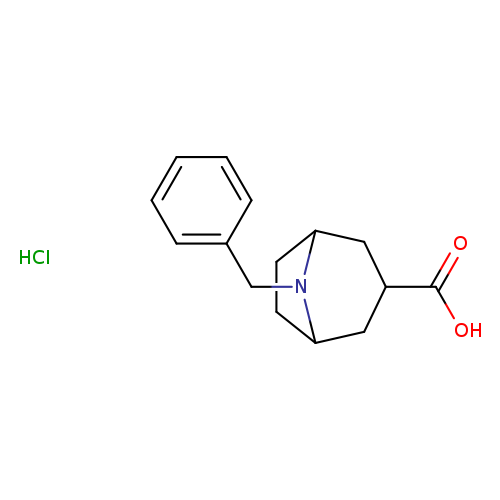 8-benzyl-8-azabicyclo[3.2.1]octane-3-carboxylic acid hydrochloride