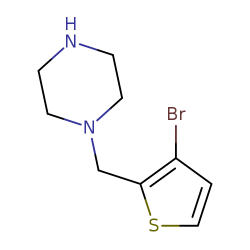 1-[(3-bromothiophen-2-yl)methyl]piperazine