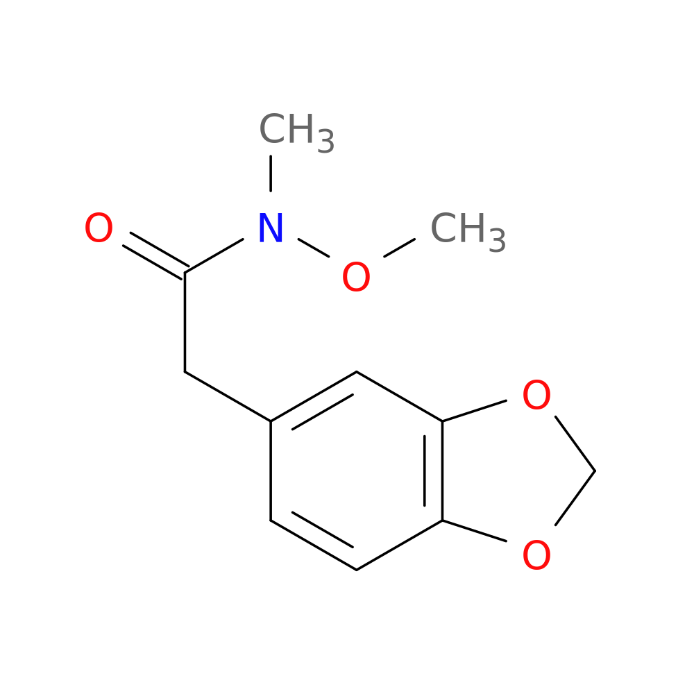 2-(1,3-dioxaindan-5-yl)-N-methoxy-N-methylacetamide