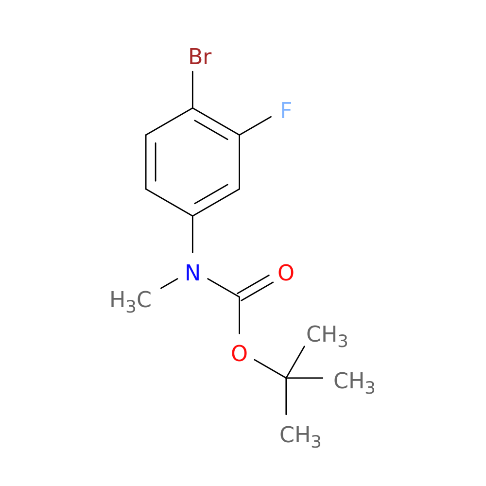 tert-Butyl N-(4-bromo-3-fluorophenyl)-N-methylcarbamate