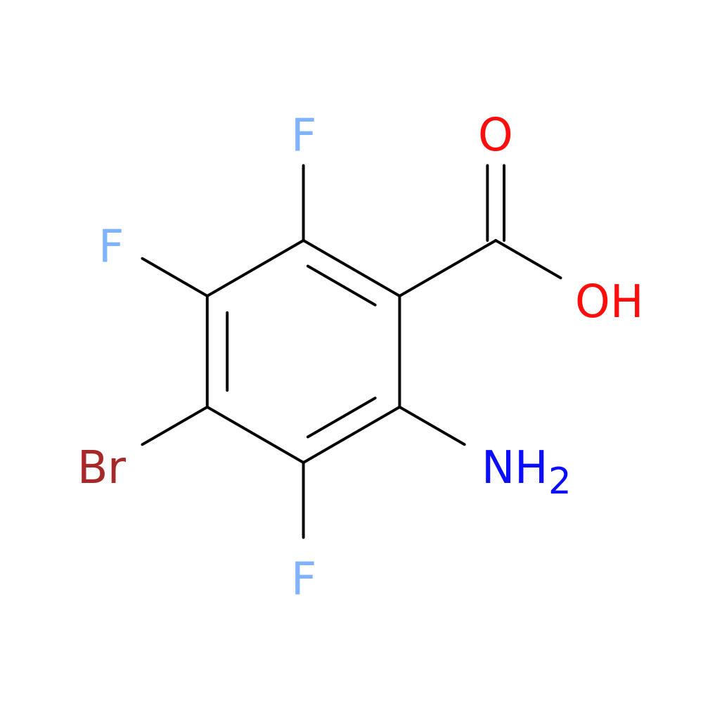 2-Amino-4-bromo-3,5,6-trifluorobenzoic acid