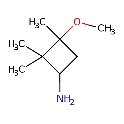 3-methoxy-2,2,3-trimethylcyclobutan-1-amine