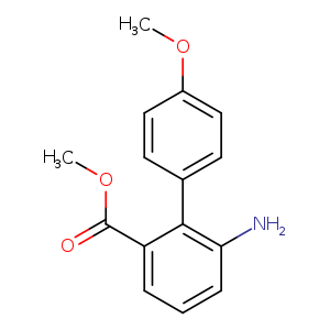 methyl 6-amino-4'-methoxy-[1,1'-biphenyl]-2-carboxylate
