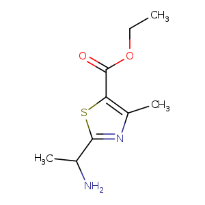ethyl 2-(1-aminoethyl)-4-methyl-1,3-thiazole-5-carboxylate