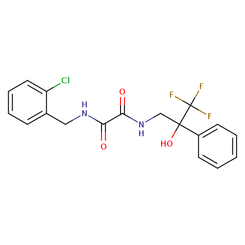 N-[(2-chlorophenyl)methyl]-N'-(3,3,3-trifluoro-2-hydroxy-2-phenylpropyl)ethanediamide