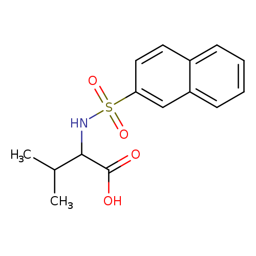 3-methyl-2-(naphthalene-2-sulfonamido)butanoic acid