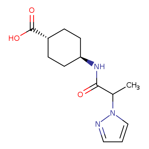 rac-(1r,4r)-4-[2-(1H-pyrazol-1-yl)propanamido]cyclohexane-1-carboxylic acid, trans