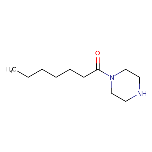 Piperazine, 1-(1-oxoheptyl)-