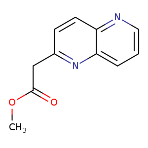 methyl 2-(1,5-naphthyridin-2-yl)acetate