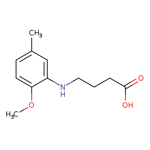 4-[(2-methoxy-5-methylphenyl)amino]butanoic acid