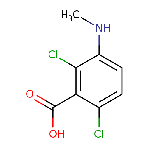 2,6-dichloro-3-(methylamino)benzoic acid