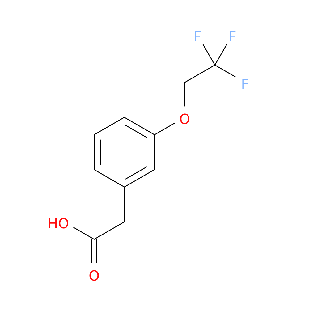 2-[3-(2,2,2-trifluoroethoxy)phenyl]acetic acid