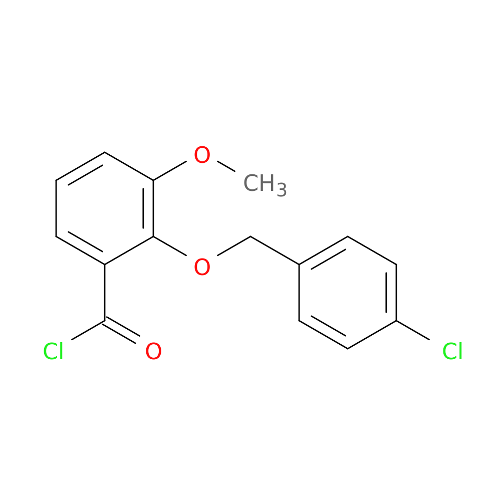 2-[(4-Chlorobenzyl)oxy]-3-methoxybenzoyl chloride