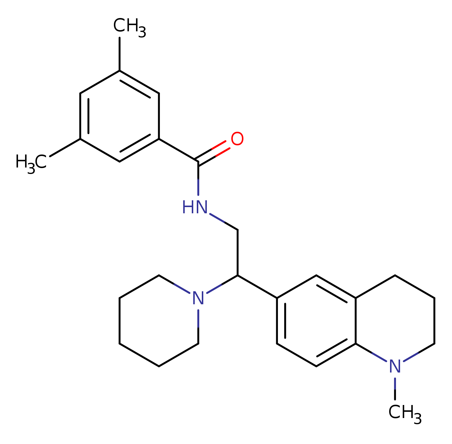 3,5-dimethyl-N-[2-(1-methyl-1,2,3,4-tetrahydroquinolin-6-yl)-2-(piperidin-1-yl)ethyl]benzamide