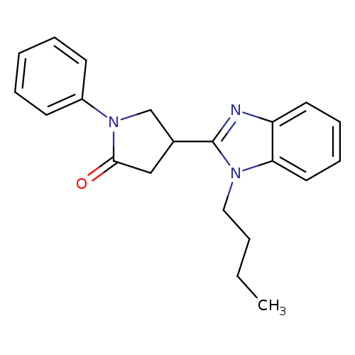 4-(1-butyl-1H-1,3-benzodiazol-2-yl)-1-phenylpyrrolidin-2-one