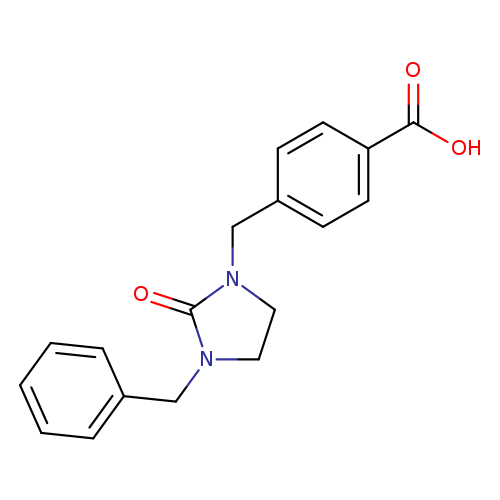 4-[(3-Benzyl-2-oxoimidazolidin-1-yl)methyl]benzoic acid