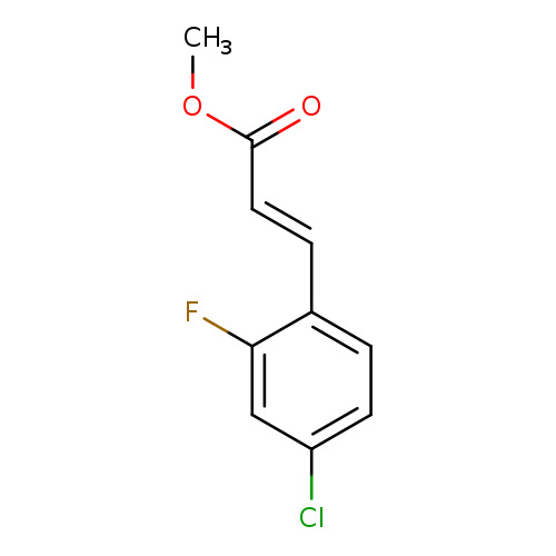 methyl(2E)-3-(4-chloro-2-fluorophenyl)prop-2-enoate