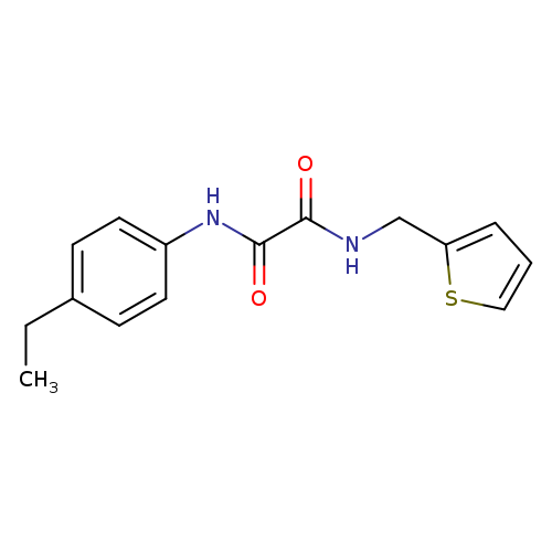 N'-(4-ethylphenyl)-N-[(thiophen-2-yl)methyl]ethanediamide