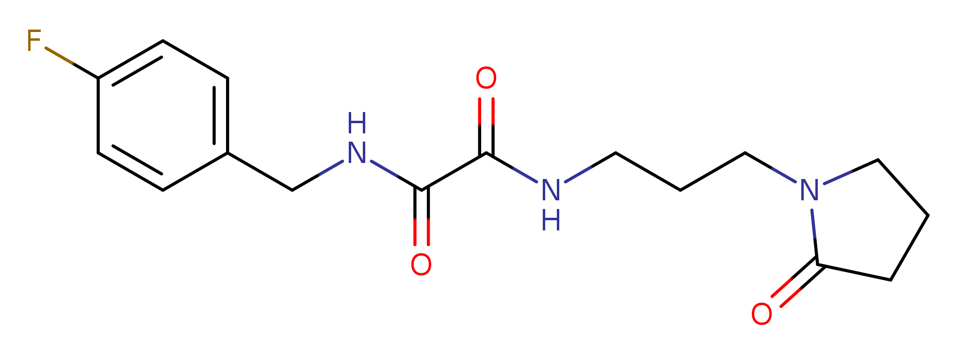 N'-[(4-fluorophenyl)methyl]-N-[3-(2-oxopyrrolidin-1-yl)propyl]ethanediamide