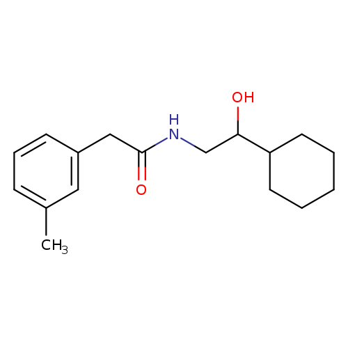 N-(2-cyclohexyl-2-hydroxyethyl)-2-(3-methylphenyl)acetamide