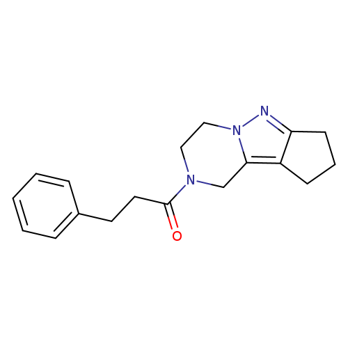 3-phenyl-1-{7,8,11-triazatricyclo[6.4.0.0^{2,6}]dodeca-1,6-dien-11-yl}propan-1-one