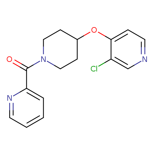 3-chloro-4-{[1-(pyridine-2-carbonyl)piperidin-4-yl]oxy}pyridine