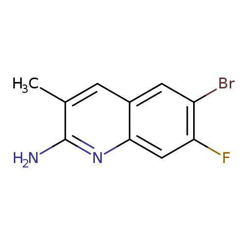 6-bromo-7-fluoro-3-methylquinolin-2-amine