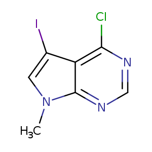 4-Chloro-5-iodo-7-methyl-7H-pyrrolo[2,3-d]pyrimidine