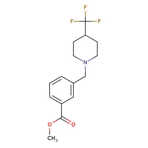 Methyl 3-((4-(trifluoromethyl)piperidin-1-yl)methyl)benzoate