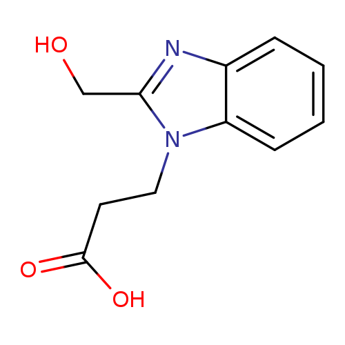 3-[2-(HYDROXYMETHYL)-1H-BENZIMIDAZOL-1-YL]PROPANOIC ACID