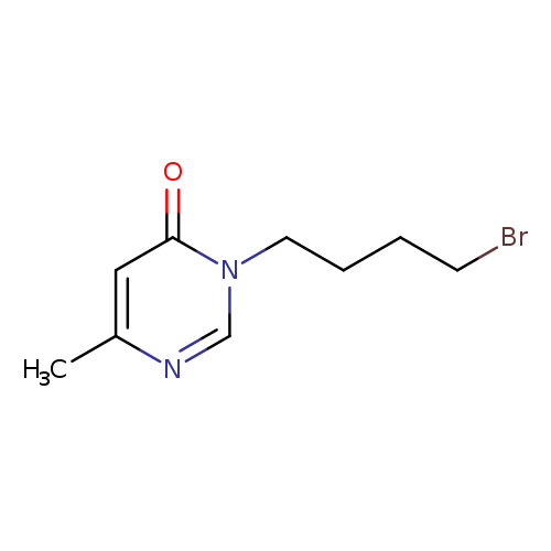 3-(4-bromobutyl)-6-methyl-3,4-dihydropyrimidin-4-one