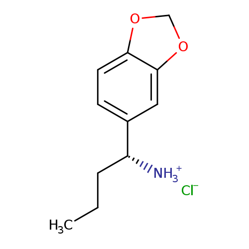 1,3-Benzodioxole-5-methanamine, α-propyl-, hydrochloride (1:1), (αR)-