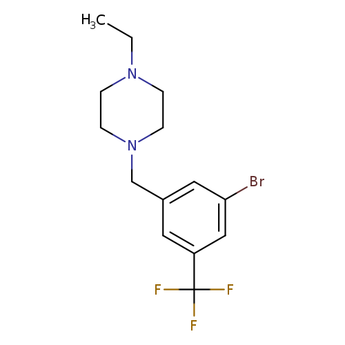 1-(3-Bromo-5-trifluoromethyl-benzyl)-4-ethyl-piperazine