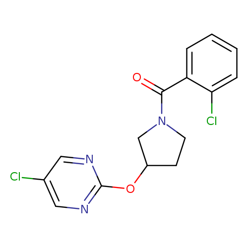 5-chloro-2-{[1-(2-chlorobenzoyl)pyrrolidin-3-yl]oxy}pyrimidine