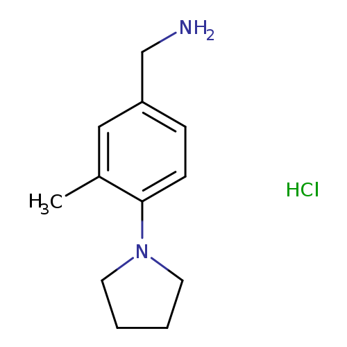 [3-methyl-4-(1-pyrrolidinyl)benzyl]amine hydrochloride