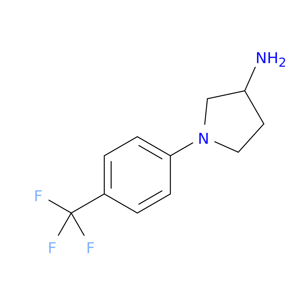 1-[4-(trifluoromethyl)phenyl]pyrrolidin-3-amine