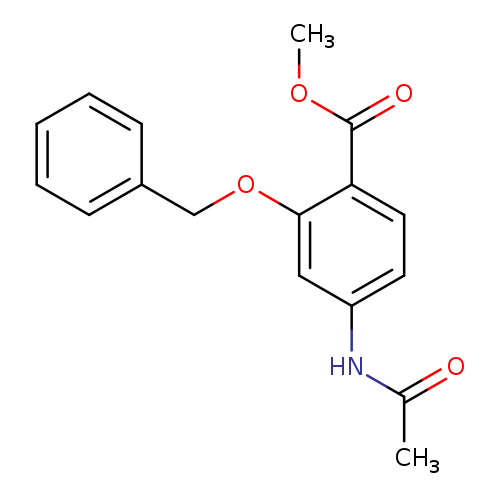 Methyl 4-(acetylamino)-2-(benzyloxy)benzoate