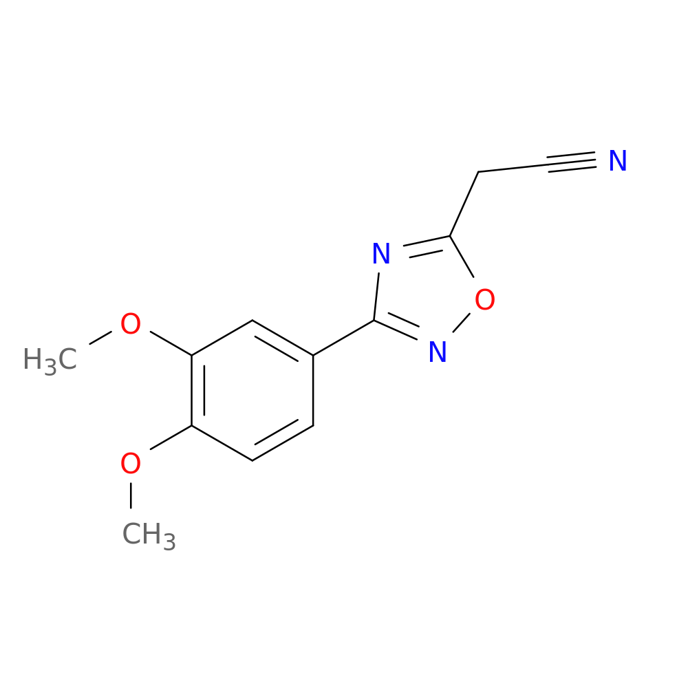 [3-(3,4-Dimethoxyphenyl)-1,2,4-oxadiazol-5-yl]acetonitrile