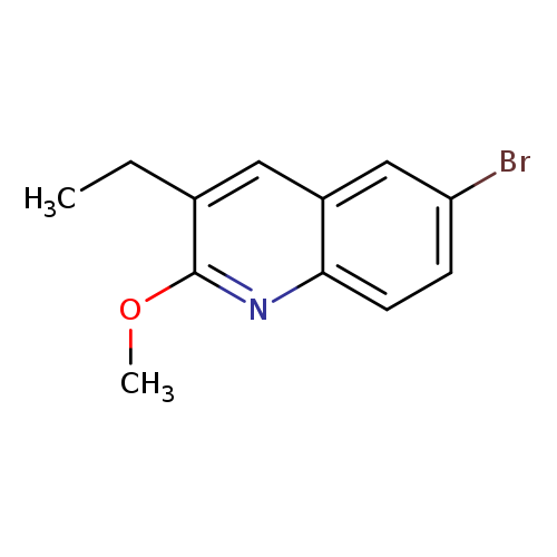 6-BROMO-3-ETHYL-2-METHOXYQUINOLINE