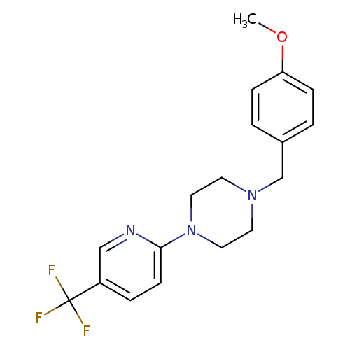 1-[(4-methoxyphenyl)methyl]-4-[5-(trifluoromethyl)pyridin-2-yl]piperazine