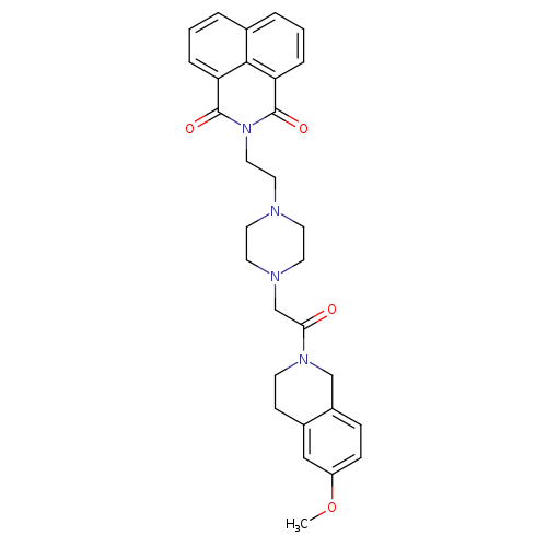 3-(2-{4-[2-(6-methoxy-1,2,3,4-tetrahydroisoquinolin-2-yl)-2-oxoethyl]piperazin-1-yl}ethyl)-3-azatricyclo[7.3.1.0^{5,13}]trideca-1(13),5,7,9,11-pentaene-2,4-dione