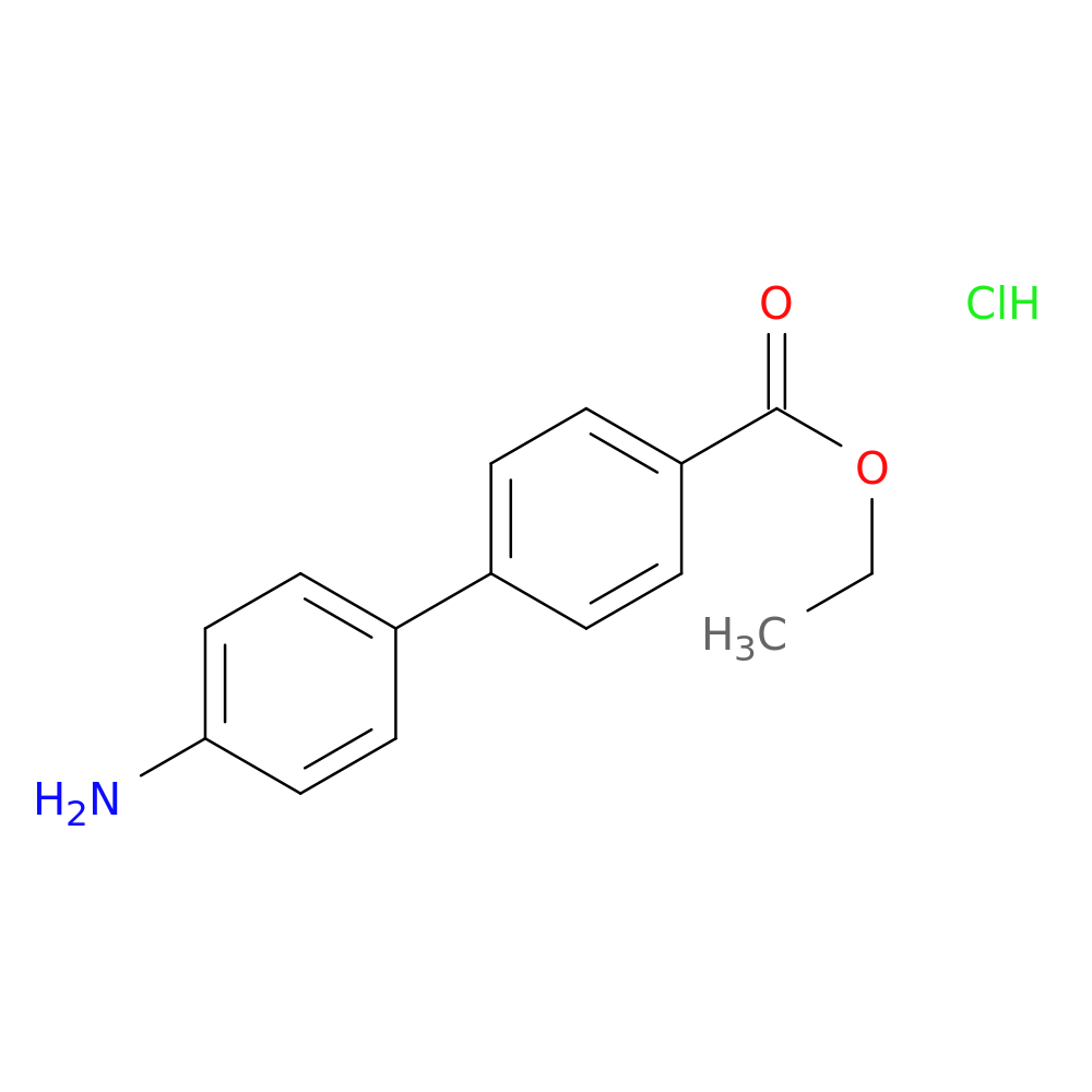 Ethyl 4-(4-aminophenyl)benzoate, HCl