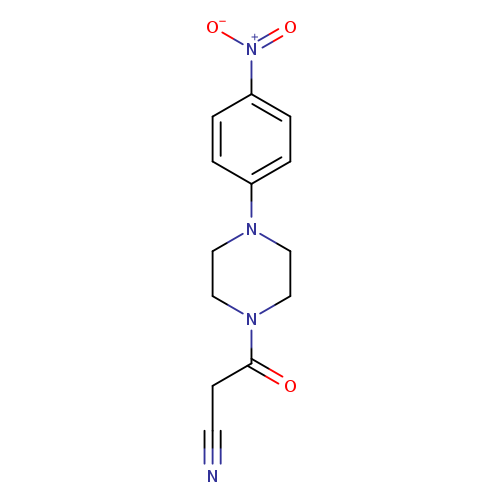 3-[4-(4-nitrophenyl)piperazin-1-yl]-3-oxopropanenitrile
