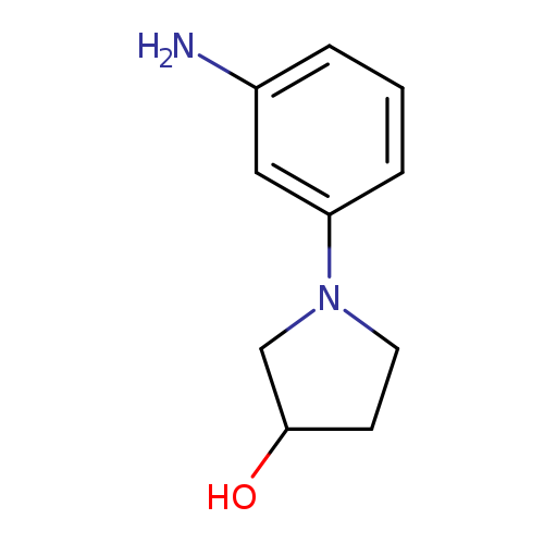 1-(3-aminophenyl)pyrrolidin-3-ol
