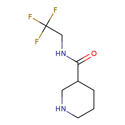 N-(2,2,2-trifluoroethyl)piperidine-3-carboxamide