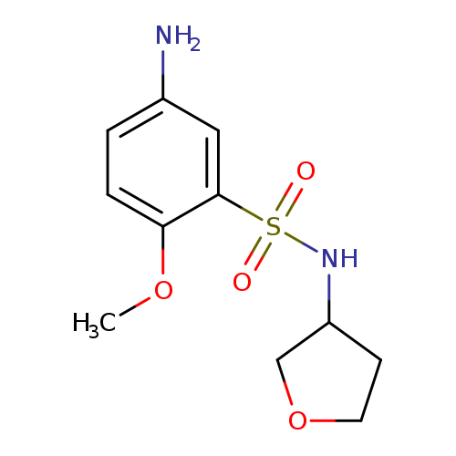 5-amino-2-methoxy-N-(oxolan-3-yl)benzene-1-sulfonamide