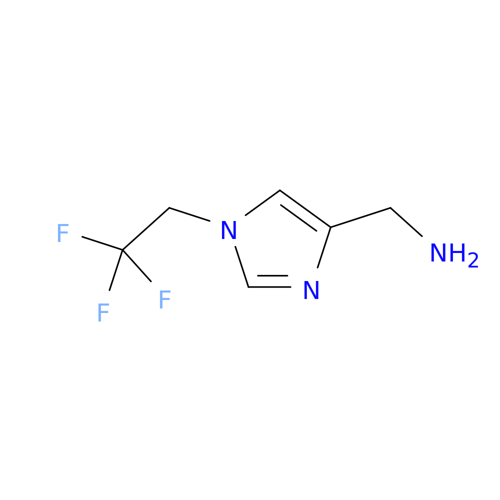 (1-(2,2,2-Trifluoroethyl)-1H-imidazol-4-yl)methanamine